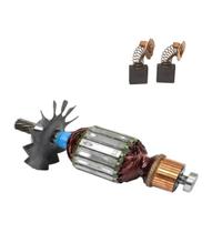 Kit Induzido 220v e jg escov carvão P/Serra De Mesa DWE7492