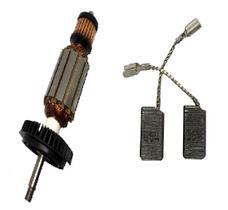 Kit, induzido 220V e par escova de carvão p/esmer. GWS 9-125