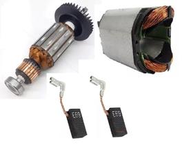 kit induzido, estator 127v, e jg de carvão p/furad. GSB 16RE kit induzido, estator 127v, e jg de carvão p/furad. GSB 16RE