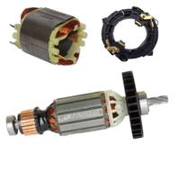 Kit induzido estator 220v e escova compl p/martelete D25133 Kit induzido estator 220v e escova compl p/martelete D25133