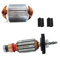 KIT induzido estator 220V e jg escova carvão p/furad. DWD502 KIT induzido estator 220V e jg escova carvão p/furad. DWD502