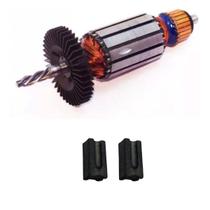 KIT induzido127V c/rolam. + jg escova carvão p/furad. DWD502 KIT induzido127V c/rolam. + jg escova carvão p/furad. DWD502