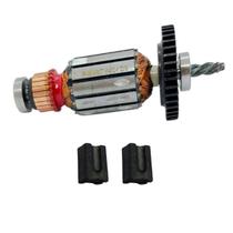 KIT induzido220V c/rolam. + jg escova carvão p/furad. DWD502 KIT induzido220V c/rolam. + jg escova carvão p/furad. DWD502