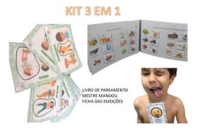 Kit Infantil 3 Em 1 Recursos Pedagógicos Para Crianças Lindo Kit Infantil 3 Em 1 Recursos Pedagógicos Para Crianças Lindo