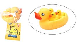 kit infantil 4 Patinhos de borracha brinquedo de água