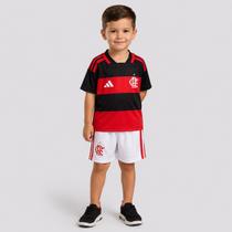 Kit Infantil Adidas Flamengo I 2026 Kit Infantil Adidas Flamengo I 2026