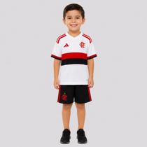 Kit Infantil Adidas Flamengo II 2026 Kit Infantil Adidas Flamengo II 2026