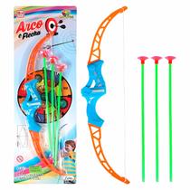 Kit Infantil Arco E Flecha Brinquedo De Mira E Coordenação Com 3 Flechas Ventosa Para Crianças