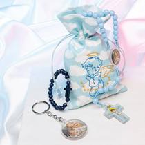 Kit Infantil Azul Meu Anjo da Guarda - Dom Sagrado