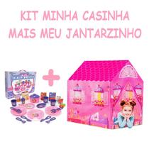 Kit Infantil Barraca Minha Casinha E Meu Jantarzinho