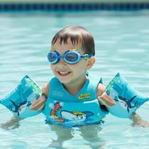 Kit Infantil Boia e Colete SalvaVidas Óculos Natação Criança Praia e Piscina Kit Infantil Boia e Colete SalvaVidas Óculos Natação Criança Praia e Piscina