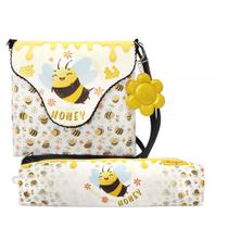 Kit Infantil Bolsa e Estojo Abelhinha, Magicc Kit Infantil Bolsa e Estojo Abelhinha, Magicc