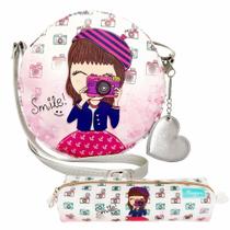 Kit Infantil Bolsa e Estojo Smile, Magicc Bolsas