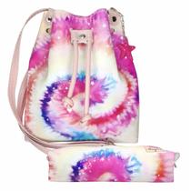 Kit Infantil Bolsa e Estojo Tie Dye Estrelas, Magicc