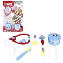 Kit Infantil Brincando de Profissões Dentista 12 Peças - WELLMIX