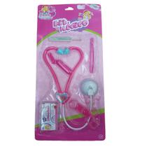Kit Infantil Brincando de Profissões Médico 6 Peças