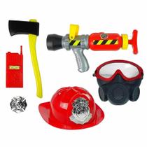 Kit Infantil - Brincando de Ser Bombeiro - Esguicho de Água - 7 Peças - Multikids Kit Infantil - Brincando de Ser Bombeiro - Esguicho de Água - 7 Peças - Multikids