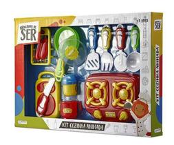 Kit Infantil - Brincando de Ser - Chef - Cozinha Animada - Multikids