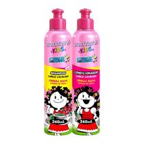 Kit Infantil Cabelo cacheado Kids 1 Shampoo 240ml 1 Condicionador 240ml