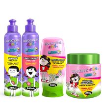 Kit Infantil Cabelos Lisos 4 produtos - Bio Extratus Kit Infantil Cabelos Lisos 4 produtos - Bio Extratus