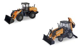 Kit Infantil Carregadeira Retroescavadeira Case 721e 580n