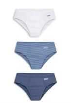 Kit Infantil com 3 Cuecas Slip de Algodão Lupo 140-089