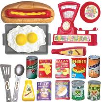Kit Infantil Comidinhas 25 Peças Educativas com Balança Comidinhas e Utensílios OMG! Kit Infantil Comidinhas 25 Peças Educativas com Balança Comidinhas e Utensílios OMG!