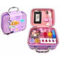 Kit Infantil Completo Maleta Make Up Sereia Rosa Kit Infantil Completo Maleta Make Up Sereia Rosa