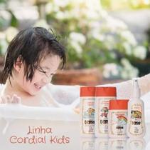 Kit Infantil Cordial Kids 4 itens - Shampo e Cond. - Sab. Líquido - Talco Líquido - Colônia