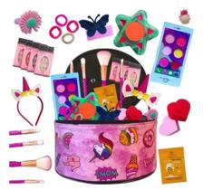 Kit Infantil Criança De Maquiagem Com Maletinha Make Linda - Lorena Make