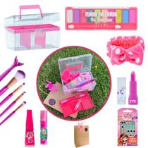 Kit Infantil Criança Maquiagem E Necessaire Embalado Present