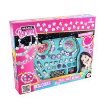 Kit Infantil de Beleza Make Brinq Pulseiras e Berloques Polibrinq - MK27