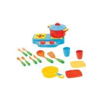 Kit Infantil De Cozinha Colorido 16 Peças - Maral