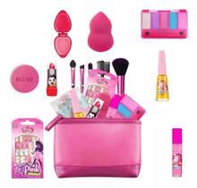 Kit Infantil De Maquiagens E Itens De Beleza Para Maleta IG81 Kit Infantil De Maquiagens E Itens De Beleza Para Maleta IG81
