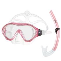 Kit Infantil De Máscara E Snorkel Para Mergulho Rosa Claro Speedo