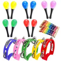 Kit Infantil Educativo KIDS com 12 Instrumentos Liverpool