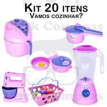 Kit Infantil Eletro Panelinha e Mercadinho 20pç
