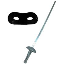 Kit Infantil Espada de Brinquedo + Máscara Do Zorro
