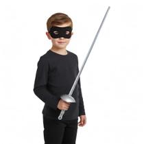 Kit Infantil Espada de Brinquedo + Máscara Do Zorro