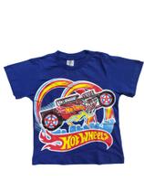 Kit Infantil Fantasia E Camiseta Hotwheels