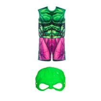 Kit Infantil Fantasia Hulk G De 10 A 12 Anos Kit Infantil Fantasia Hulk G De 10 A 12 Anos
