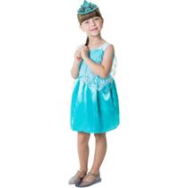 Kit Infantil Fantasia Princesa Brilhante - M Kit Infantil Fantasia Princesa Brilhante - M