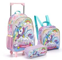 Kit infantil feminino UNICÓRNIO TIEDAY