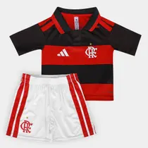 Kit Infantil Flamengo I 26/27 s/n Torcedor Adidas Kit Infantil Flamengo I 26/27 s/n Torcedor Adidas