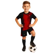 Kit Infantil Futebol Camisa E Short Dry Fit Treino e Jogo
