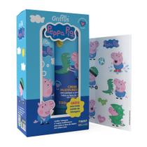 Kit Infantil Griffus Peppa Pig George - Shampoo e Creme Para Cabelos e Corpo 220ml