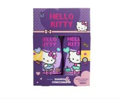 Kit Infantil Hello Kitty Sh + Cond 260ml Cabelos Cachedos Kit Infantil Hello Kitty Sh + Cond 260ml Cabelos Cachedos