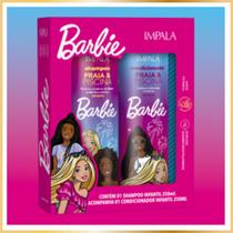 Kit Infantil Impala Barbie Praia e Piscina - Shampoo Condicionador 250ml cada