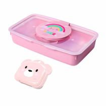 Kit Infantil Ludico Porta Lenços Umedecidos Saboneteira Porta Sabonete Ursinho Kit Infantil Ludico Porta Lenços Umedecidos Saboneteira Porta Sabonete Ursinho