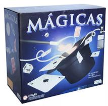Kit Infantil Mágica 30 Truques Cartola Varinha e Acessórios 7282 - Pais&Filhos.